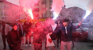 Erzurum'da Süper Lig coşkusu ilçelerde de sürüyor