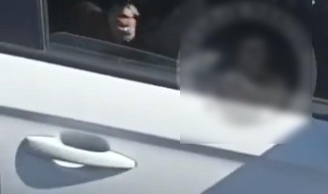 Eşinin evini kurşunlayan kocanın trafikte bıçaklı tartışma görüntüleri ortaya çıktı