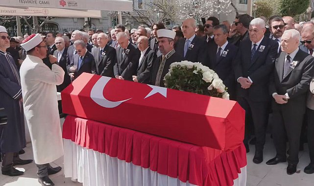 Eski TBMM Başkanı Hüsamettin Cindoruk son yolculuğuna uğurlandı -1