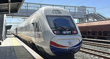 Halkalı-Kapıkule Hızlı Tren Projesi'nin Edirne etabında test sürüşleri başladı