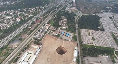 Hatay'da oluşan obruğun çapı büyüdü