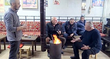 Hava sıcaklığı eksi derecelere düştü, nisanda da soba yaktılar