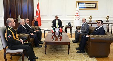 İçişleri Bakanı Çiftçi, İran'ın Ankara Büyükelçisi Zadeh'i kabul etti