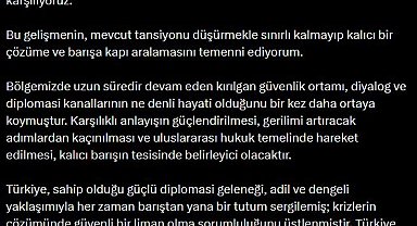 İletişim Başkanı Duran: Geçici ateşkesi memnuniyetle karşılıyoruz