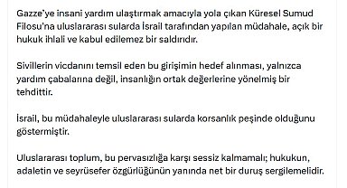 İletişim Başkanı Duran: Küresel Sumud Filosu'na yapılan müdahale, açık bir hukuk ihlalidir
