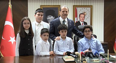 İstanbul İl Emniyet Müdürü Yıldız, 23 Nisan'da koltuğunu şehit çocuğuna devretti