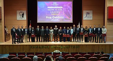 Karabük Üniversitesi'nde 'Medya ve Etik Çalıştayı' düzenlendi