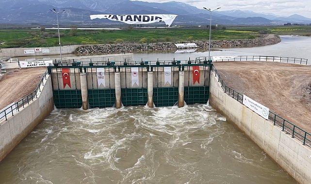 Karasu Regülatörü ve Derivasyon Kanalı açıldı; 585 bin dekar arazi sulanacak
