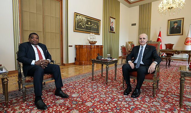 Kurtulmuş, Parlamentolar Arası Birlik Genel Sekreteri Chungong'u kabul etti