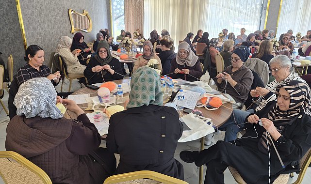 Malatya'da kadınların 'örgü' yarışı