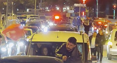 Milli takımın başarısı Erzurum'da coşkuyla kutlandı