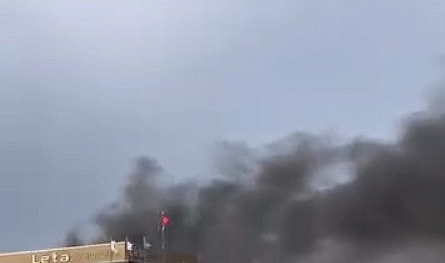 Mobilya fabrikasında çıkan yangın söndürüldü