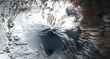 MSB, Ağrı Dağı'nın Göktürk-2B ile çekilen fotoğrafını paylaştı