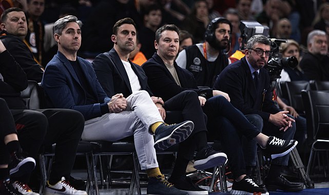 NBA Europe yetkilileri Galatasaray MCT Technic Avrupa maçını izledi