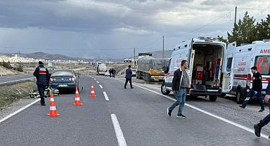 Nevşehir'de TIR'la çarpışan otomobildeki çocuk öldü, anne ve baba yaralandı