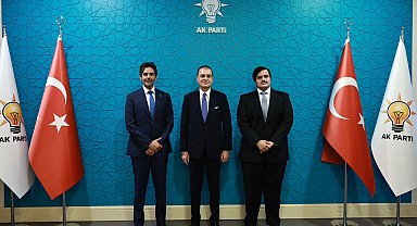 Ömer Çelik, Katar Büyükelçisi Al-Henzap ve Başkatip Al-Thani ile görüştü