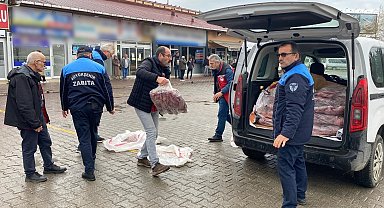 Ordu'da 200 kilo kaçak ete el konuldu