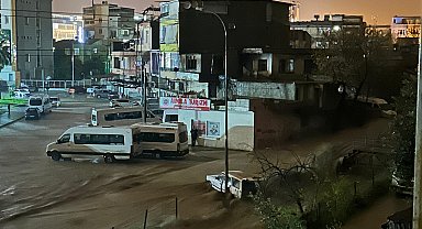 Osmaniye'de sağanak; Savrun Çayı ve Bülbül Deresi taştı