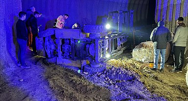 Patates deposunda devrilen forkliftin operatörü öldü