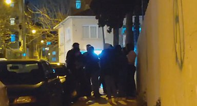 Pendik'te asker eğlencesinde iki grup arasında çıkan kavga kamerada