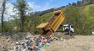 Rize'de açık alana çöp döken Fındıklı Belediyesi'ne 2,3 milyon lira ceza