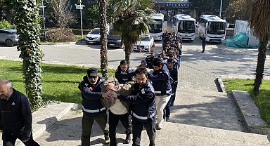 Samsun merkezli 3 ilde suç örgütü operasyonu; 25 gözaltı