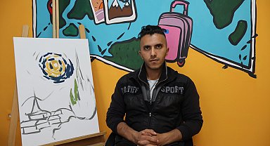 Sanatla hayata tutundu, ilk sergisini açıyor