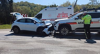 Sapanca'da kaza; 4 yaralı
