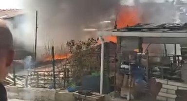 Sarıyer'de balkondaki semaver yangına neden oldu; alevler gecekonduya sıçradı