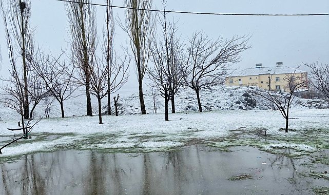 Siirt'in yüksek kesimlerinde kar yağışı