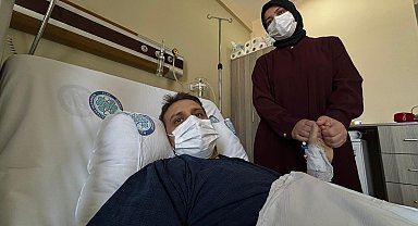 Siroz hastası eşini yaşatmak için 21 kilo verip, donör oldu