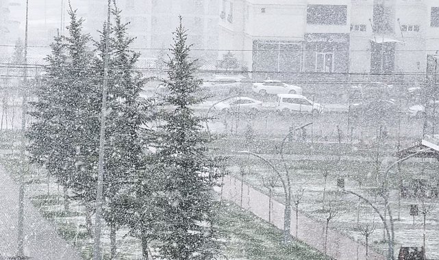 Sivas'ta kar yağışı