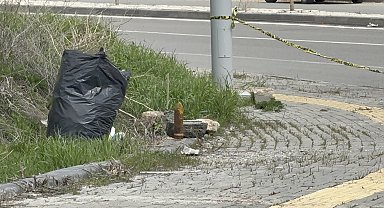 Sivas'ta yol kenarında havan topu mermisi bulundu