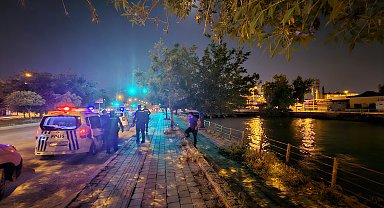 Sulama kanalına düşüp, kayboldu