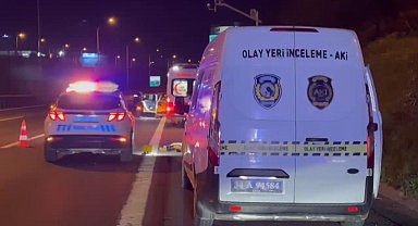 Sultanbeyli TEM Otoyolu'nda taksinin çarptığı yaya hayatını kaybetti
