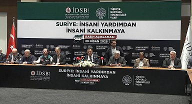 Suriye'nin yeniden inşası için saha çalışması sonrası İstanbul'da basın toplantısı düzenlendi
