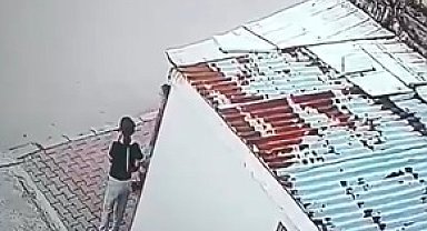 Tartıştığı eşine aracıyla çarpıp ayaklarını ezdi; o anlar kamerada