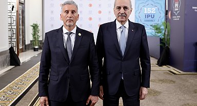 TBMM Başkanı Kurtulmuş, Bosna Hersek Halklar Meclisi Başkanı Ademoviç ile bir araya geldi