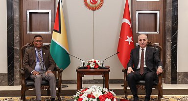 TBMM Başkanı Kurtulmuş, Guyana, Nijer ve Zambiya Meclis Başkanları ile görüştü