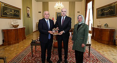 TBMM Başkanı Kurtulmuş, Kamu Başdenetçisi Akarca'yı kabul etti