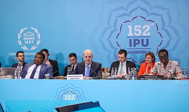 TBMM Başkanı Kurtulmuş, PAB 152'nci Genel Kurulu kapsamında ikili görüşmelerine başladı