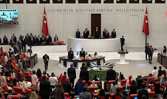 TBMM Genel Kurulu'nda '23 Nisan Çocuk Özel Oturumu'