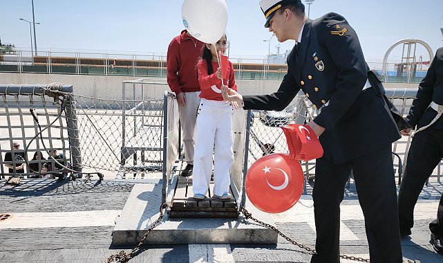 TCG Gökçeada, 23 Nisan'da Mersin'de ziyarete açıldı