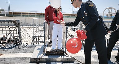 TCG Gökçeada, 23 Nisan'da Mersin'de ziyarete açıldı