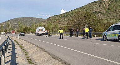 Tokat'ta motosiklet kazasında sürücü yaşamını yitirdi