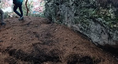 Tokat'ta toprak kayması ve kaya düşmesi nedeniyle 15 daire tahliye edildi