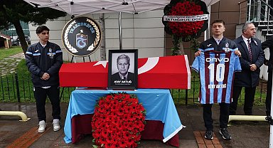 Trabzonspor'da Atay Aktuğ için anma töreni düzenlendi