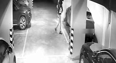 Ümraniye'de park halindeki otomobilden 2 kilo altın ve 60 bin Euro çalan şüpheli kamerada