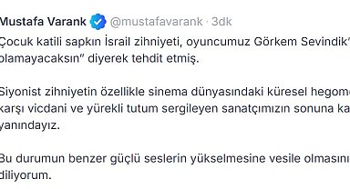 Varank'tan oyuncu Görkem Sevindik'e destek