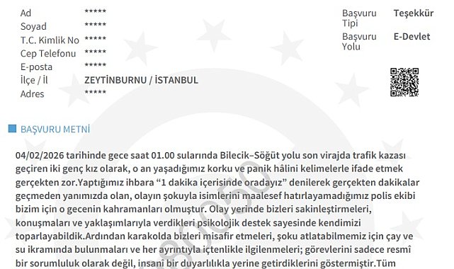 Vatandaşlardan Türk polisine binlerce teşekkür mektubu